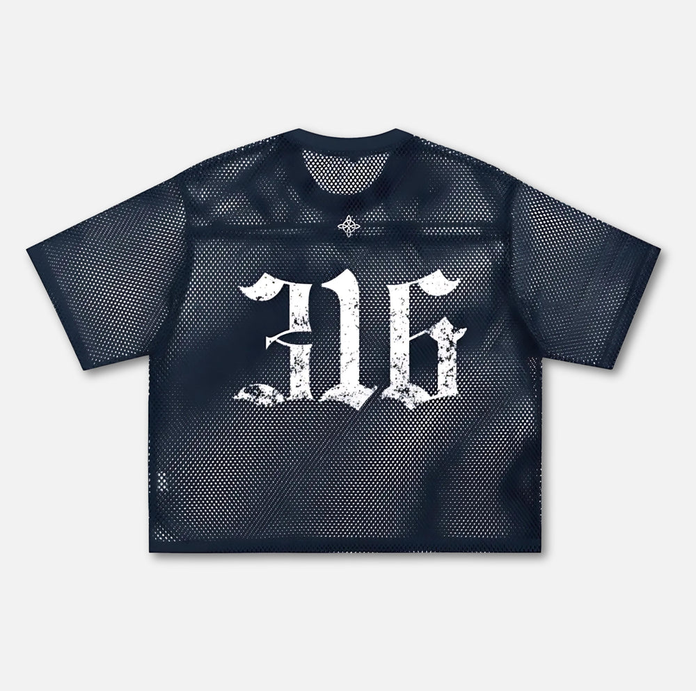 316 See-Through Boxy Net Tee 