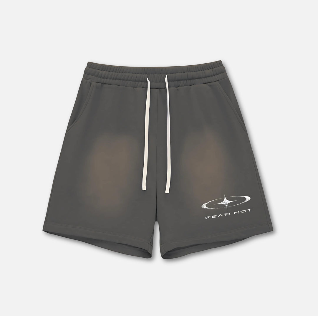 Starcross Washed Cotton Shorts Dark Gray S 